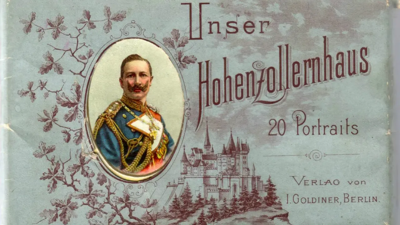 Porträt von Albrecht Achilles im Album "Unser Hohenzollernhaus".