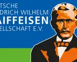 Porträt von Friedrich Wilhelm Raiffeisen, Namensgeber der Genossenschaften. Sein Name steht für Solidarität und Gemeinschaft.