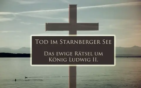 Kreuz am Starnberger See, wo der Tod von König Ludwig II. ein ewiges Rätsel bleibt.