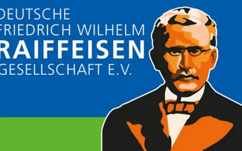 Porträt von Friedrich Wilhelm Raiffeisen, Namensgeber der Genossenschaften. Sein Name steht für Solidarität und Gemeinschaft.