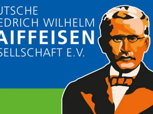 Porträt von Friedrich Wilhelm Raiffeisen, Namensgeber der Genossenschaften. Sein Name steht für Solidarität und Gemeinschaft.
