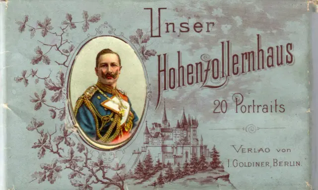 Porträt von Albrecht Achilles im Album "Unser Hohenzollernhaus".