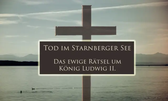 Kreuz am Starnberger See, wo der Tod von König Ludwig II. ein ewiges Rätsel bleibt.